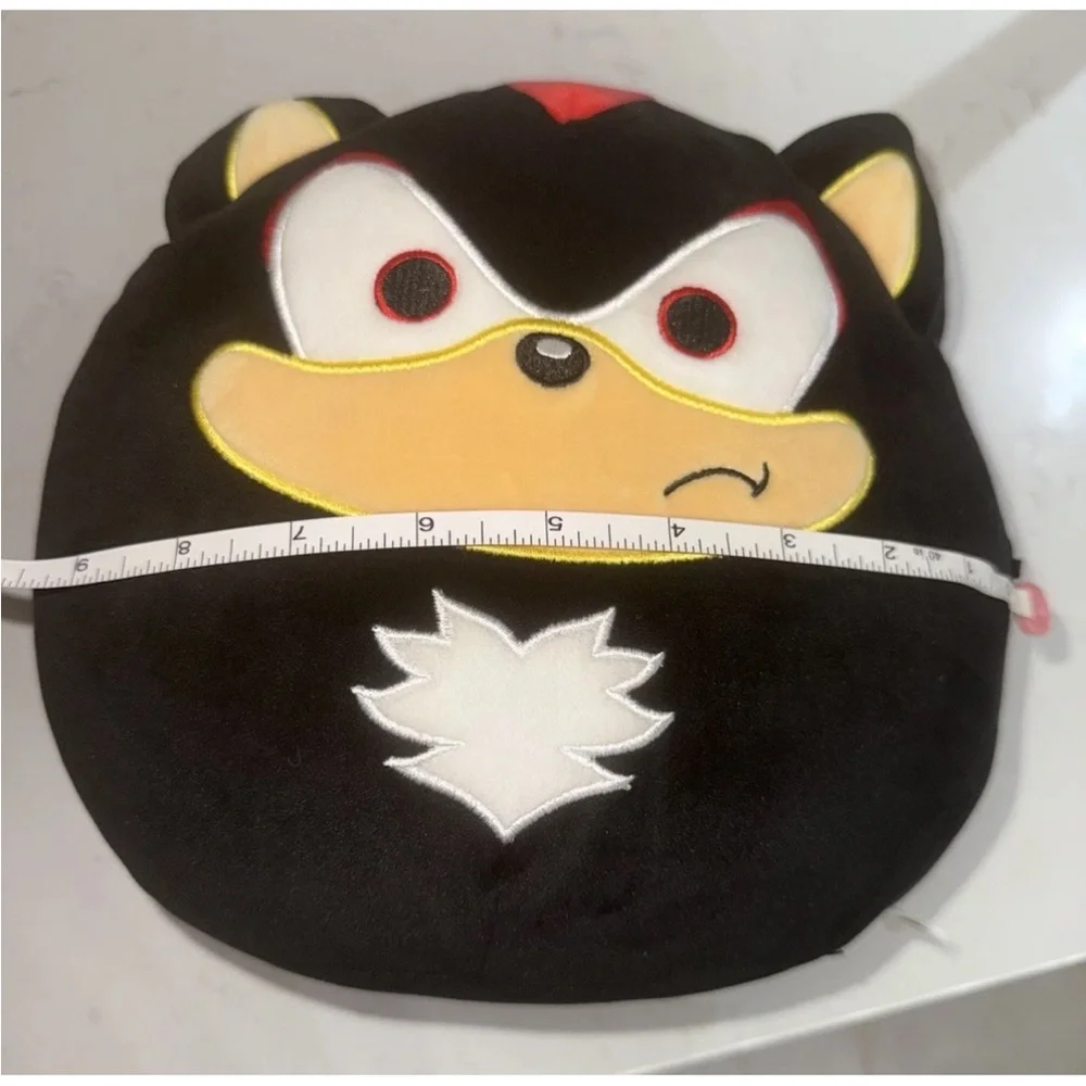 Kellytoy Squishmallow Sonic the Hedgehog Shadow Plush Toy Black 8
